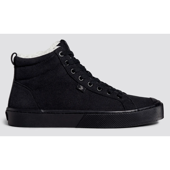 Cariuma OCA Therma High Sneaker Boots Mens 8 Womens 9.5 Black Suede NIB main image 6